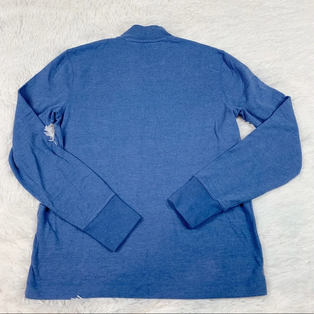 Banana Republic Men's Henley T-shirt long sleeve blue‎